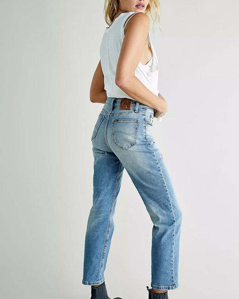 Lee White Denim Skinny Jeans, Women's Fashion, Bottoms, Jeans on Carousell